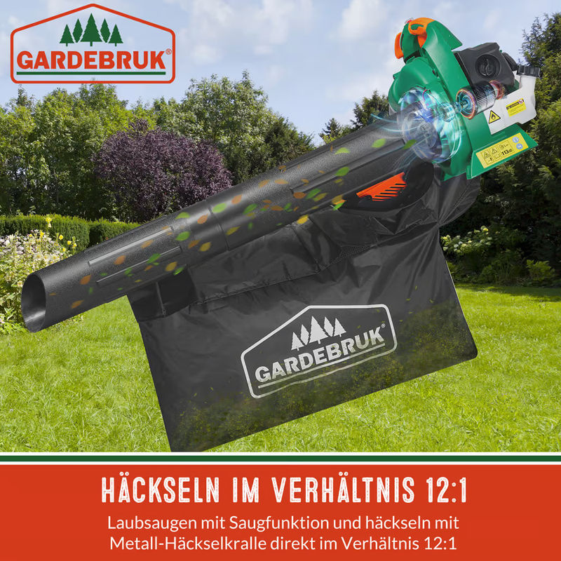 Benzin-Laubsauger 3in1 mit 45L Auffangsack - Bild 2