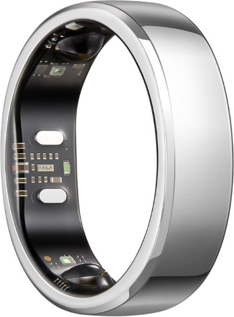 RingConn Smart Ring Gen 3 Unisex in Zukunftssilber, Größe 15 mit Herzfrequenzmessung und Schlaftracking - Bild 2
