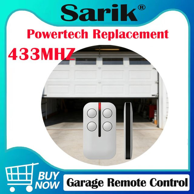 Powertech PR-2 4-Kanal-Universal-Garagensteuerung in Multicolour, 433 MHz Rolling-Code-Ersatzfernbedienung - Bild 1