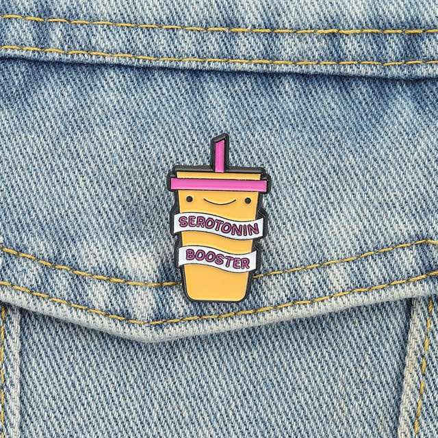 Miss Zoe Emaille Pins, Bunt, Unisex - Bild 1