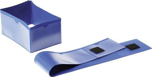 DURABLE Palettenbanderole aus Kunststoff, blau und transparent, 50 Stück - Bild 1