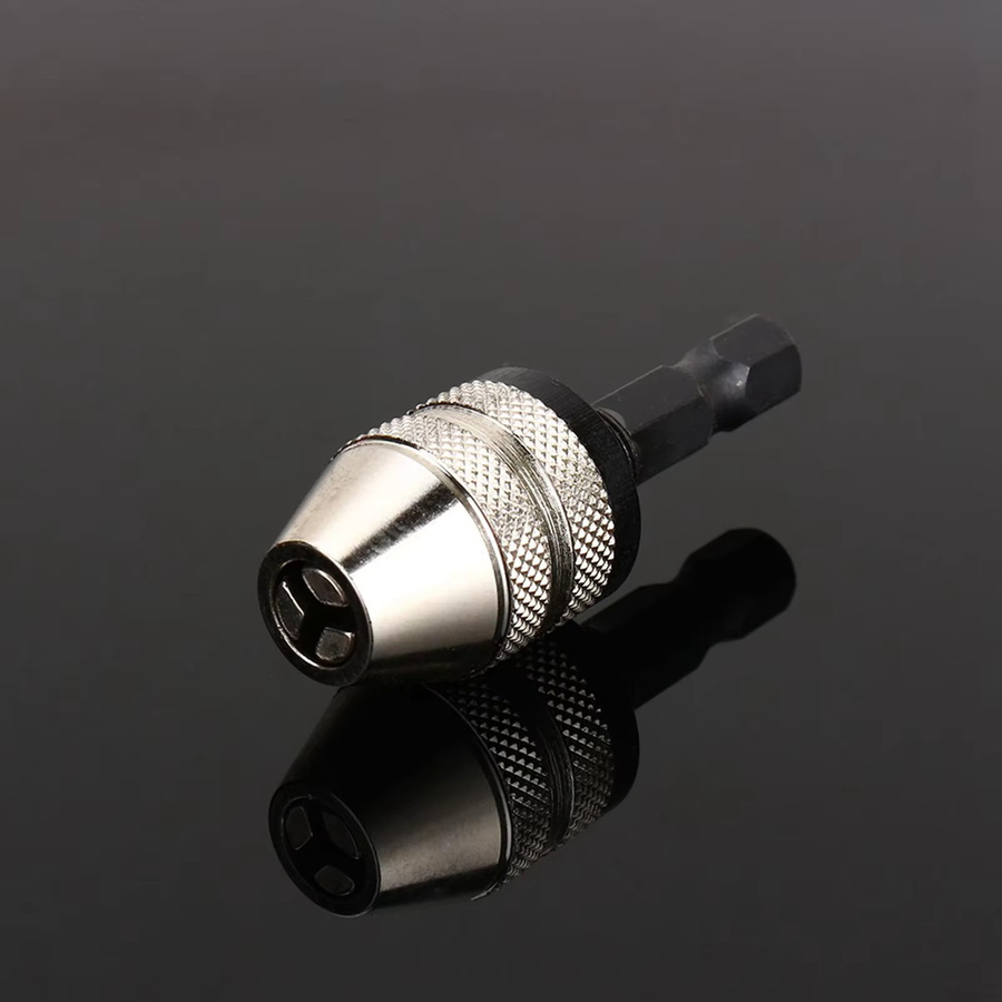 KKMOON Schnellspannbohrfutter mit Sechskantschaft Adapter, 1/4 Zoll, Spannbereich 0,3 bis 3,6 mm - Bild 2