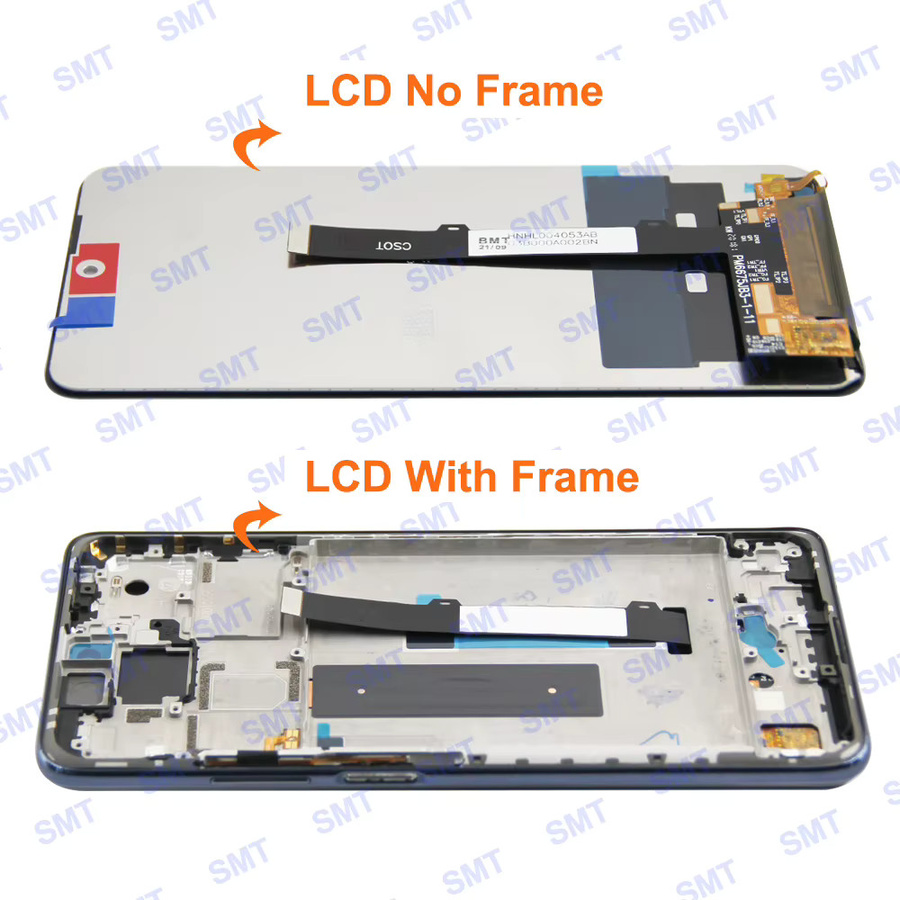 Xiaomi Mi 10T Lite 5G Ersatz LCD Display mit Touch Digitizer und Rahmen in Schwarz für 6,67 Zoll Displaygröße (Modell M2007J17G) - Bild 3