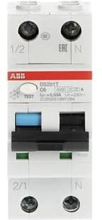ABB RCBO FI-Schutzschalter und Leitungsschutzschalter 6A in Weiß - Bild 1
