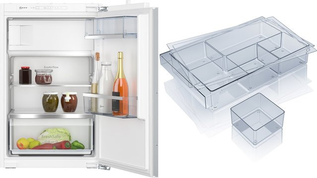 Neff Einbau-Kühlschrank mit Gefrierfach KMK88GF1 in Weiß bestehend aus KI2222FE0 und KS1870Z0 - Bild 1