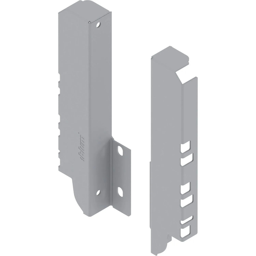 Blum Rückwandhalter Tandembox antaro Spüle Höhe C in Grau Ral 9006 - Bild 2