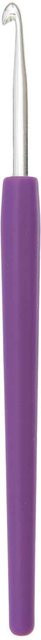 Lana Grossa Häkelnadel mit Soft-Griff in Multicolour und Purple, Durchmesser: 4,50 mm - Bild 1