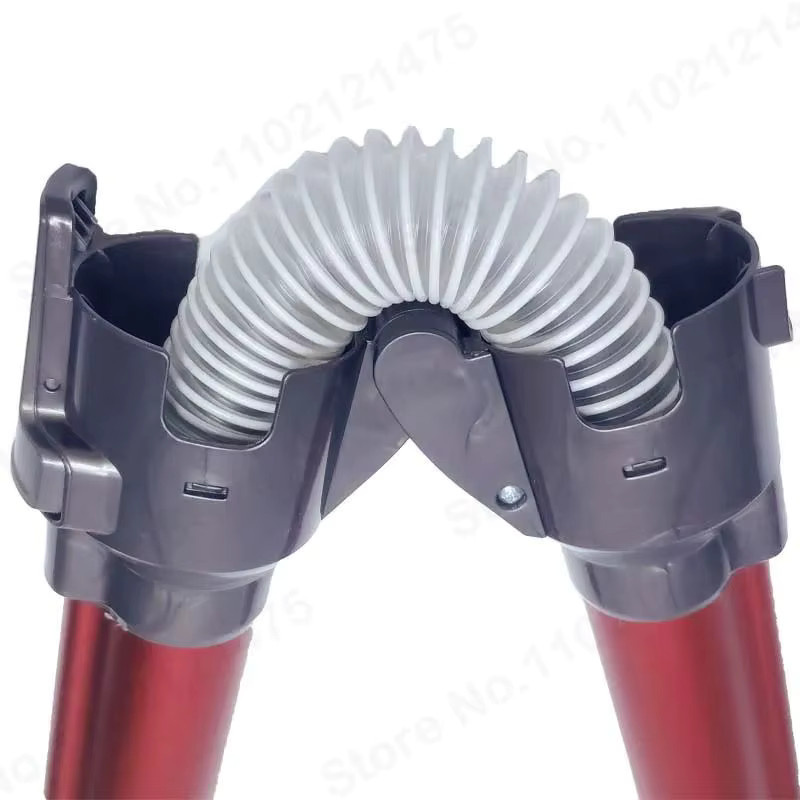 Flexibles Ersatz-Aluminiumrohr kompatibel mit Dyson v7 v8 v10 v11 in Blau oder Rot, Länge: 76 cm - Bild 5
