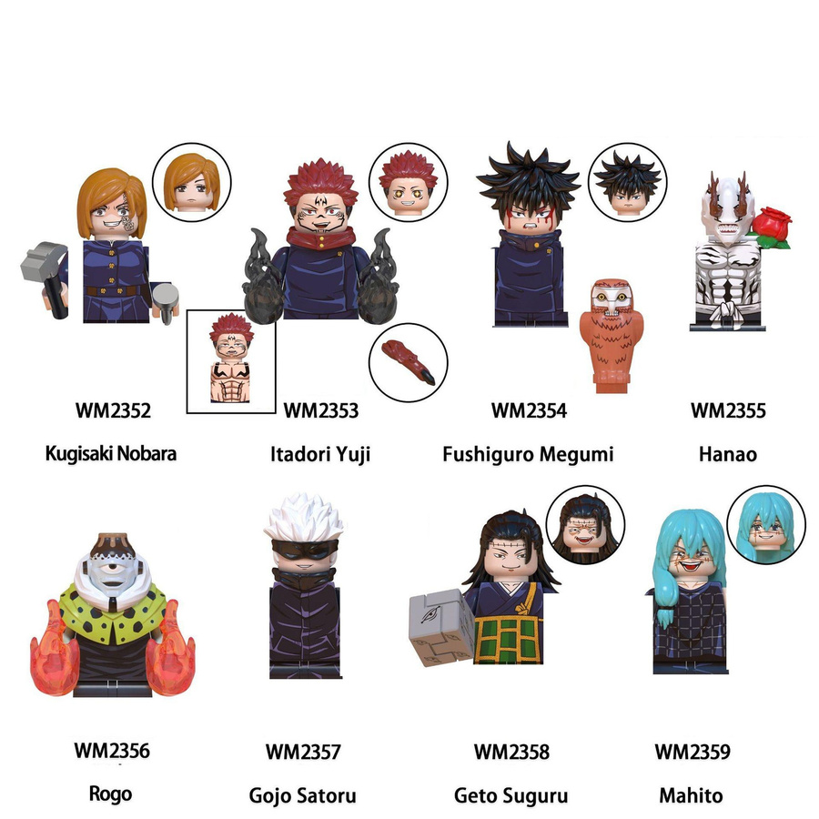 Jujutsu Kaisen Bausteine Mini-Actionfiguren - Bild 2