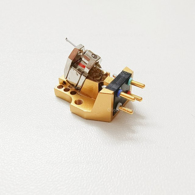 MC-Tonabnehmer für LP-Vinyl in Gold, Moving-Coil-Tonabnehmer mit geringem Ausgangsimpuls für Vintage-Plattenspieler - Bild 1