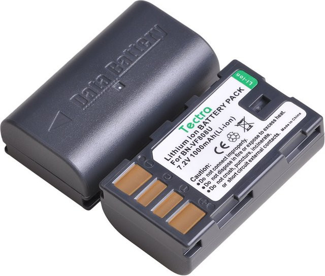 JVC BN-VF808 BN-VF808U Akku in Schwarz für GZ-HD7 GZ-MG575 GZ-MG555 GR-D750 GR-D760 GR-D740 GZ-MG255 - Bild 1