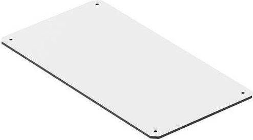 Spelsberg GEOS-S EPT 5040 Montageplatte aus transparentem Polycarbonat B/H: 17,5 x 32,5 cm, Dicke: 4 mm - Bild 1
