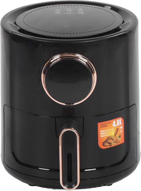 Aimo elektrische Heißluftfritteuse mit digitalem Touchscreen, 4,8 l, 1350 W, Schwarz - Bild 1