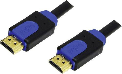 LogiLink HDMI Anschlusskabel 4K UHD Schwarz CHB1102 Länge: 2,00 m - Bild 1