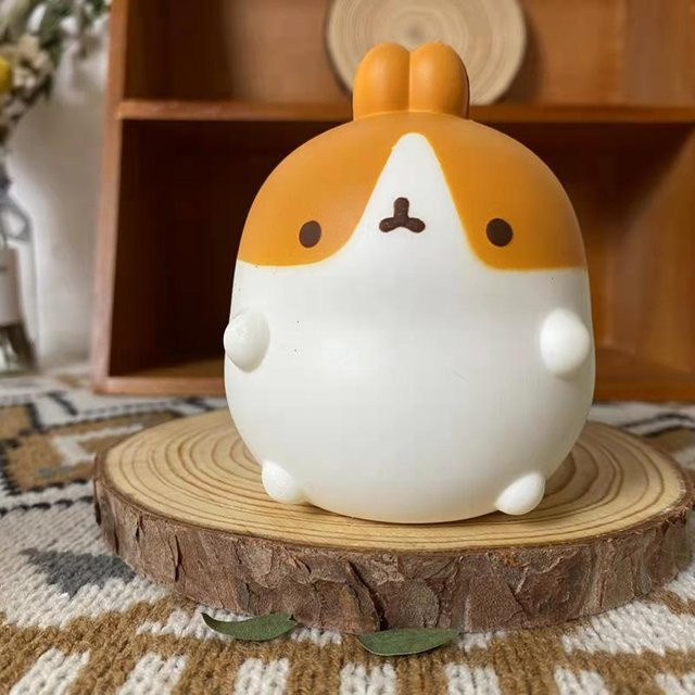 Kidsly Küken-Kaninchen Erdbeere Jumbo Squishy, Kawaii Tier, Stressball, Quetschspielzeug - Bild 1