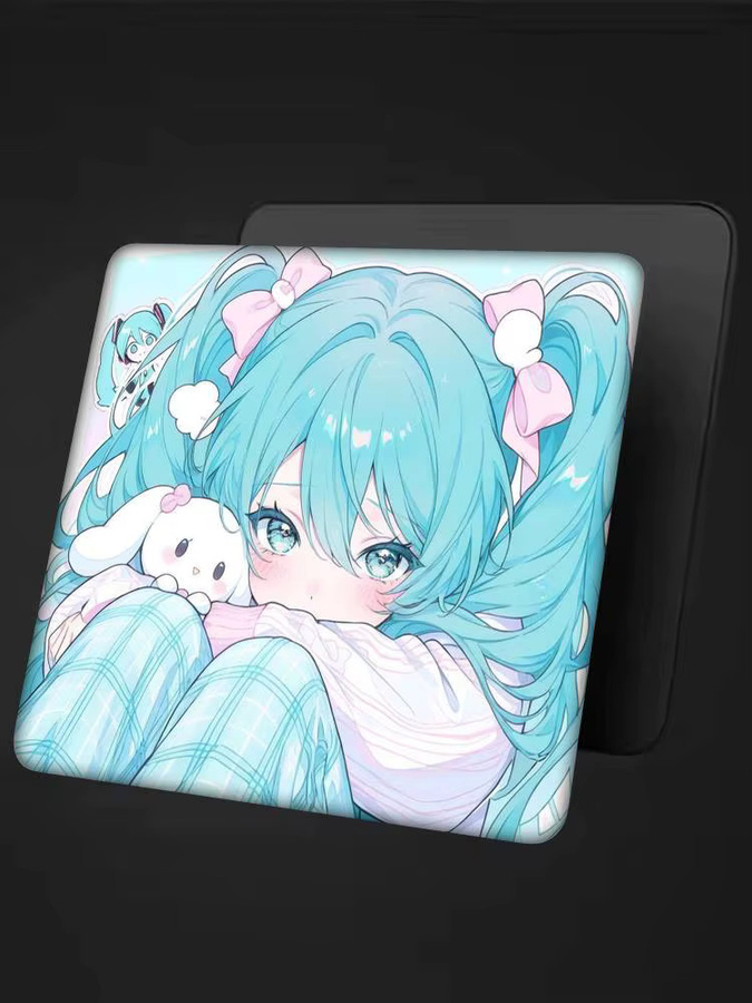 Moetch Kawaii Hatsune Anime Mauspad rutschfeste Schreibtischunterlage in Multicolour - Bild 3