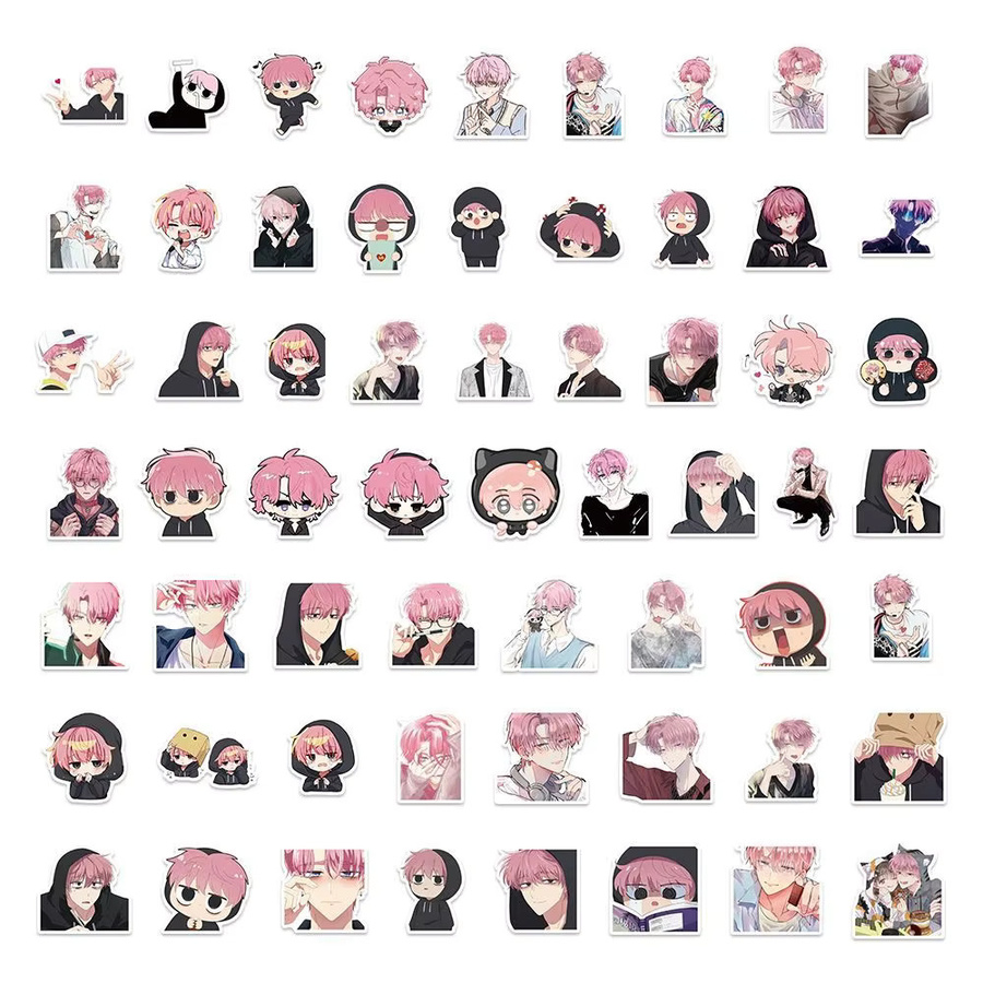 Tamon's B Side Anime-Aufkleber, multicolor, 10-teiliges Set - Bild 3