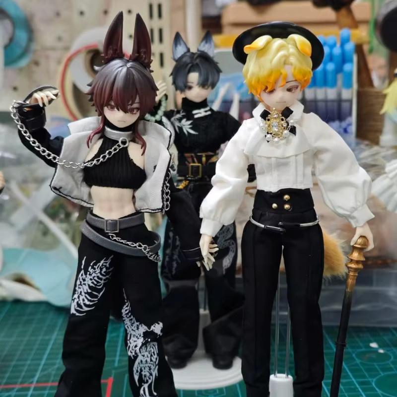 Jidongshunxi Anime Figur Sizilien Vergangenheit Die Geschichte Serie Mjd Blind Box mit beweglichen Gelenken, Multicolor, Höhe: 17 cm - Bild 3