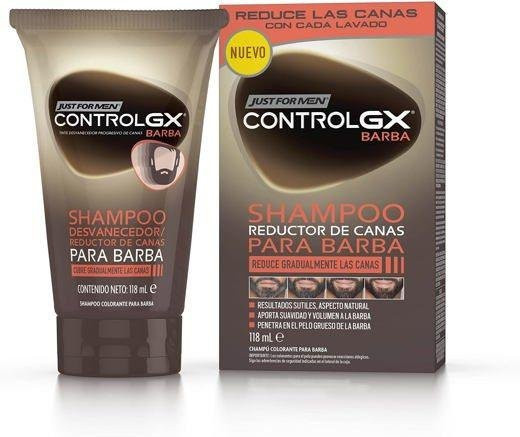 Just for Men Control GX Grauhaarentfernungs-Shampoo für den Bart, 118 ml, Herren - Bild 1