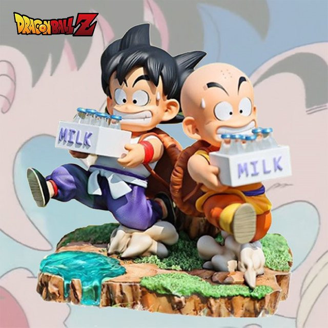 Bandai Dragon Ball Son Goku und Krillin Actionfiguren, 15cm, Kunststoff - Bild 1