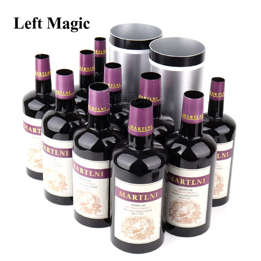 Left Magic Multiplizieren von Flaschen, Zaubertricks, Stage Gimmick, 10 Flaschen - Bild 5