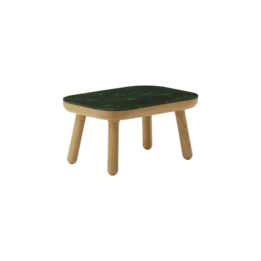 UMAGE Paff Tisch in Grün mit Eiche und Marmor im skandinavischen Design - Bild 2