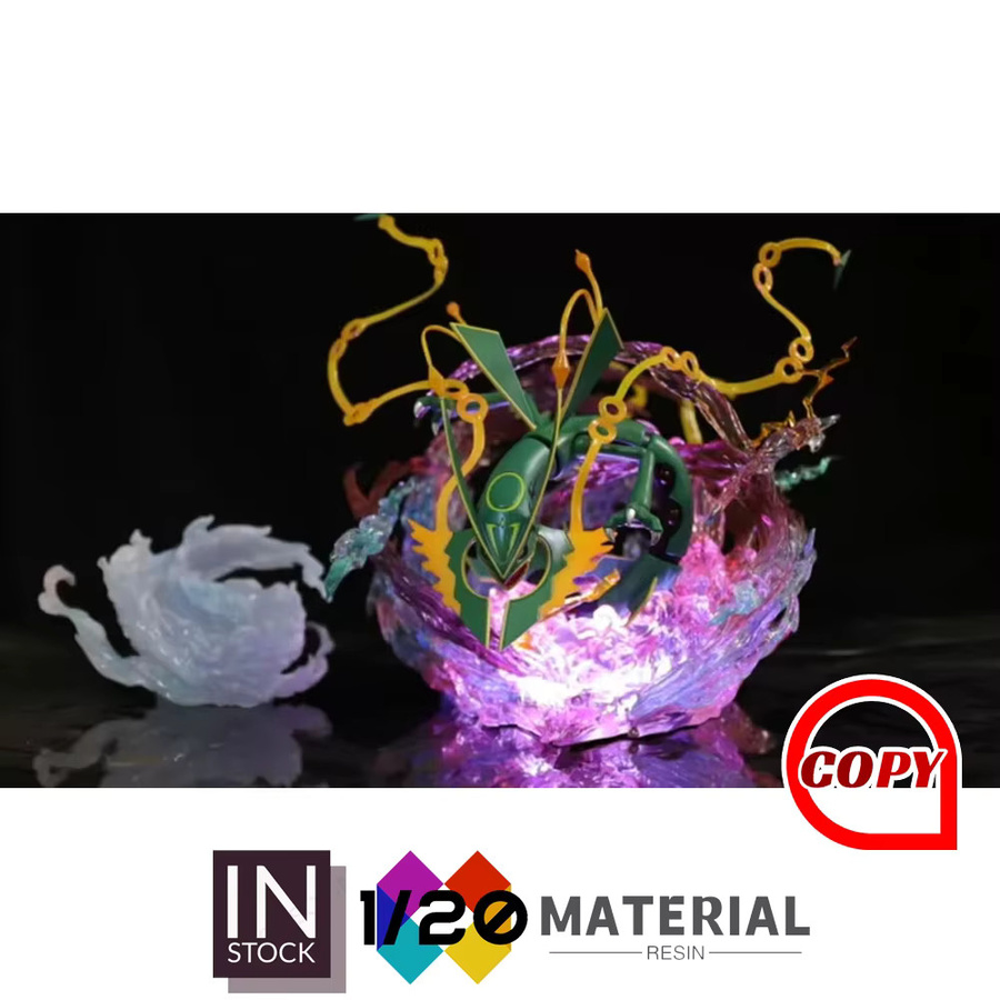 Re-ment Mega Rayquaza Split3-4, Pokémon, 1/12 Resin Scale World, Kunststoff - Bild 2