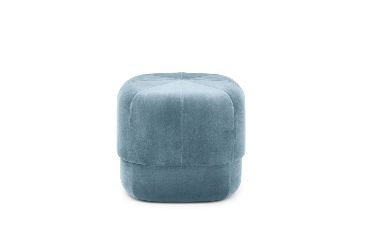 Normann Copenhagen Circus Hocker in Blau mit Veloursstoff - Bild 2