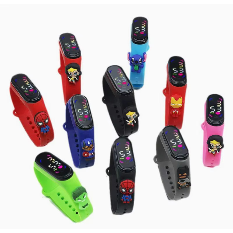 Bandai Smartwatch, Marvel, Schwarz, Kunststoff, Silikon, Sport - Bild 2