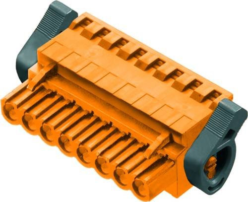 Weidmüller Buchsengehäuse-Kabel BL/SL in Orange mit 8 Polen und 5,08 mm Rastermaß, 36 Stück - Bild 1