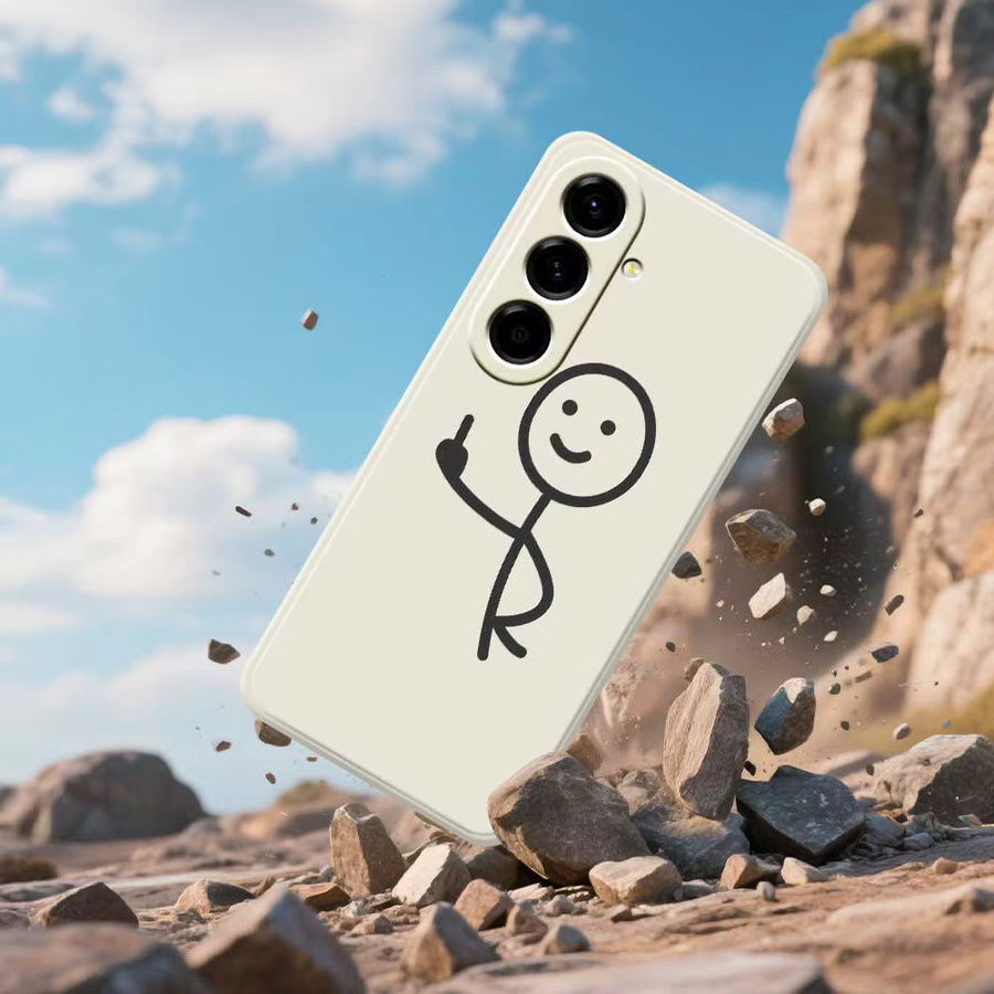 Stoßfeste Samsung Galaxy Handyhülle im Cartoon-Design für verschiedene Modelle wie A56, A36, A55, A35 und weitere - Bild 2