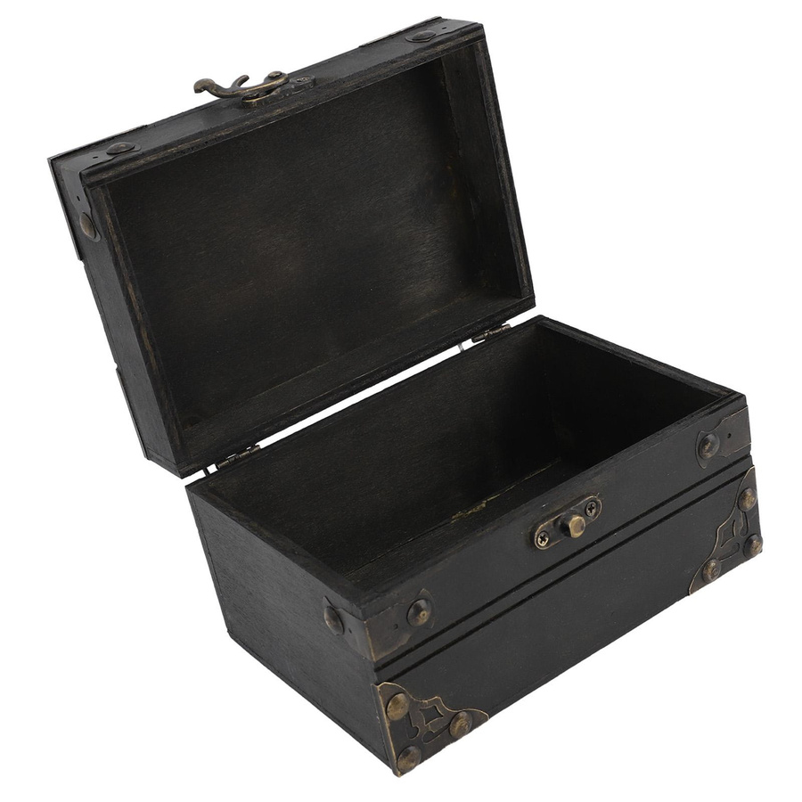 KONNWEI Retro Schmuckschatulle aus Holz im Vintage Design als Aufbewahrungsbox und Organizer - Bild 5