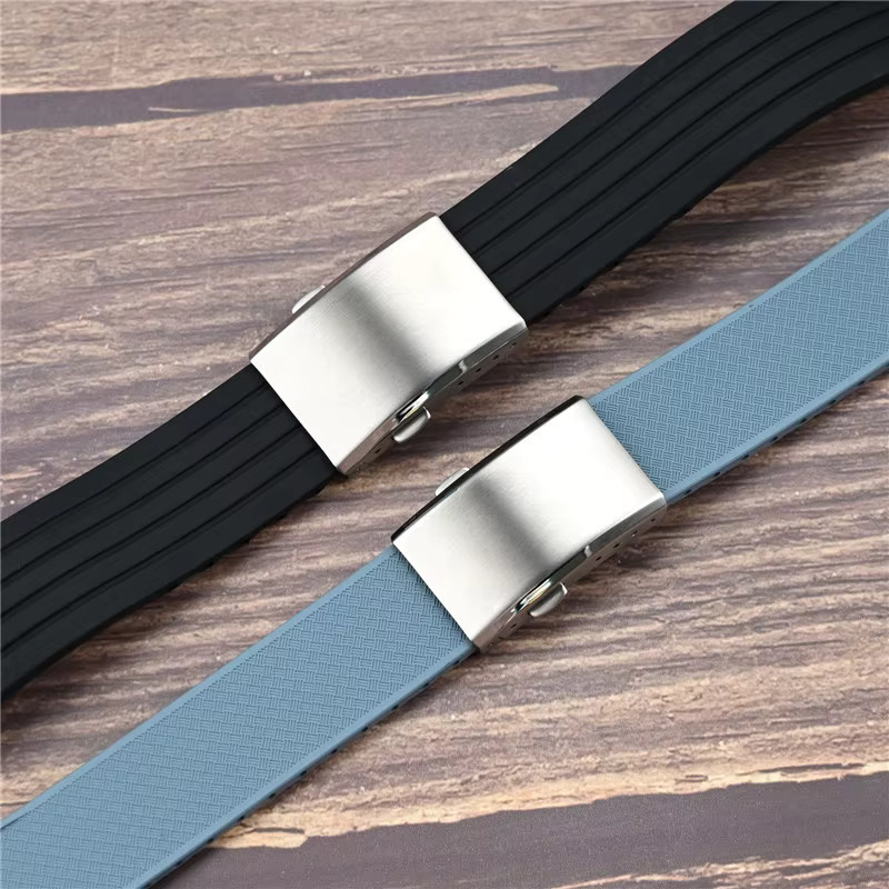 Abay Uhrenarmband-Zubehör Faltschließe, Edelstahl, Silber - Bild 3
