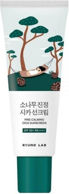 ROUND LAB Kiefern-Beruhigungs-Cica-Sonnencreme SPF50+, 40 ml, Empfindliche Haut - Bild 1