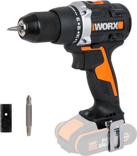 Worx PowerShare Bohrer 20V schwarz-orange ohne Akku - Bild 1