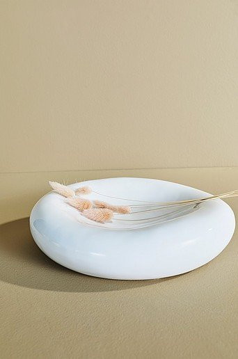 Otis Teller Keramikschale Pastill in Weiß Durchmesser: 30 cm - Bild 1