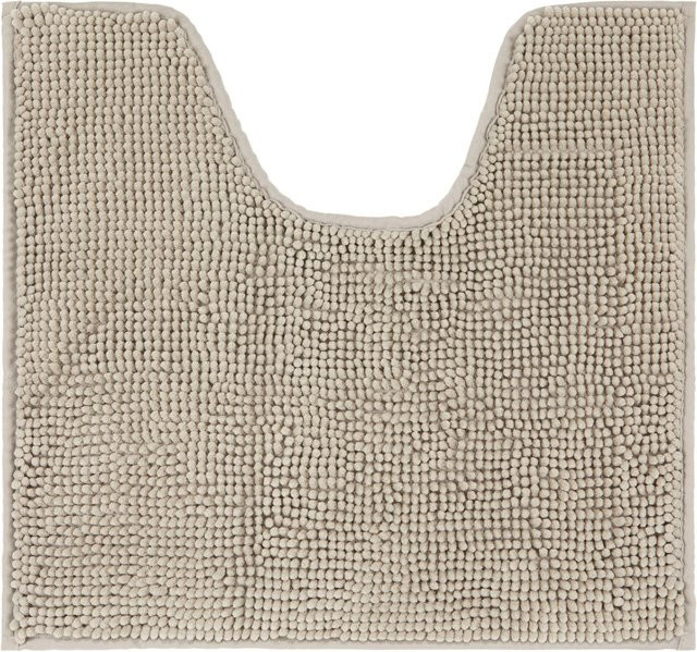 Modern Living WC-Vorleger Nelly in Taupe, rutschfest und fußbodenheizunggeeignet, B/T: 50 x 50 cm - Bild 1
