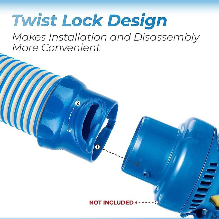 Skyfree Poolreiniger Sauganschluss Adapter für Schwimmbecken X77094 in Blau - Bild 2
