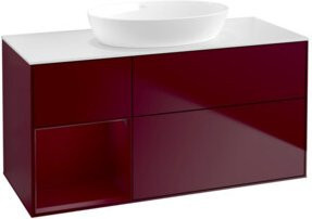 V&B Waschtischunterschrank Finion in Weiß lackiert, Breite: 120 cm, Tiefe: 50,1 cm, Höhe: 50,1 cm - Bild 1