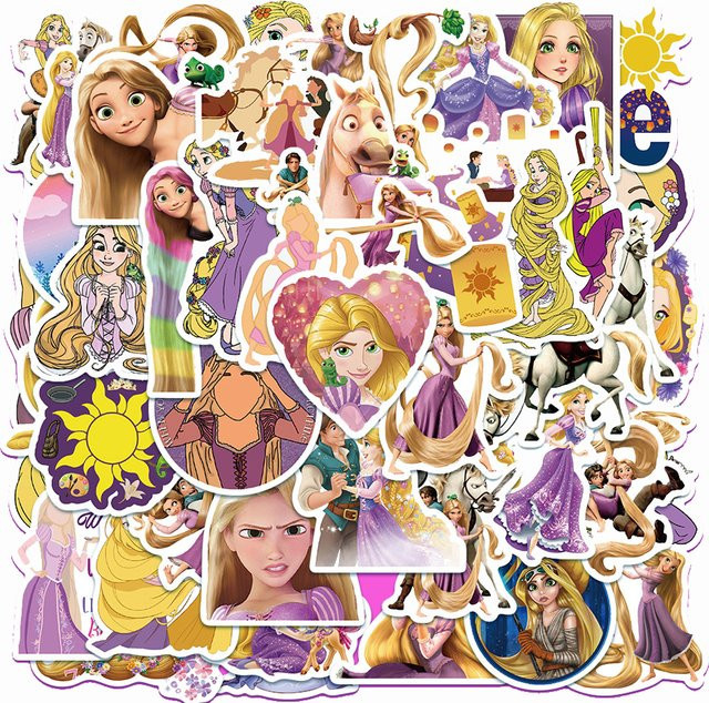 Disney Rapunzel Anime Aufkleber, 10-teiliges Set - Bild 1