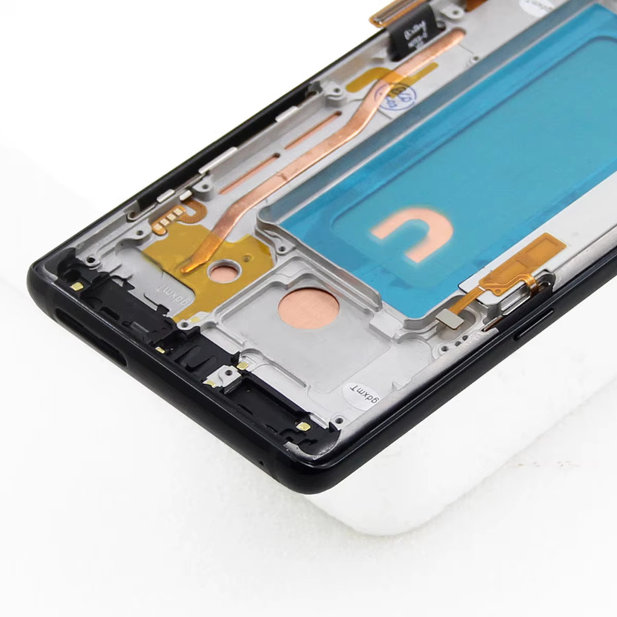 Samsung Note 8 Display Bildschirm mit Rahmen und Digitizer Touchscreen in Schwarz oder Blau für N950F N950U N950W - Bild 3