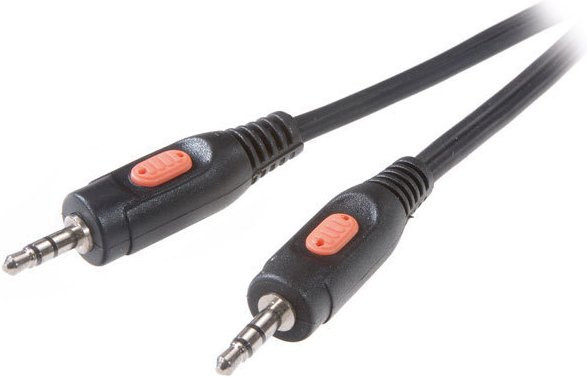 Vivanco Klinkenverbindung 3,5 mm Jack, Schwarz, Länge: 1,5 m - Bild 1