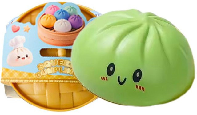 Riesige Squishies Teigtaschen Brötchen Spielzeug, Glitzer-Teigtaschen-Stressball, Fidget Spielzeug - Bild 1