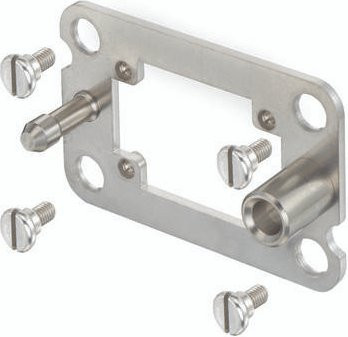 HARTING Andockrahmen 09300061704 aus Edelstahl in Silber - Bild 1
