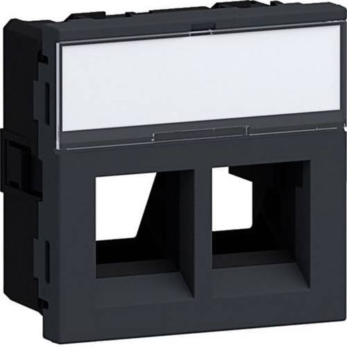 Hager Geräteeinbauset in Graphitschwarz G45DM0529011 - Bild 1