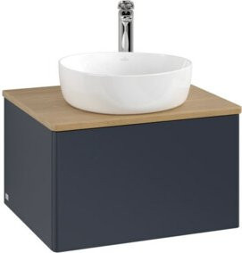 V&B Waschtischunterschrank Antao ohne Frontstruktur in Eiche lackiert, B/T/H: 60 x 36 x 50 cm - Bild 1