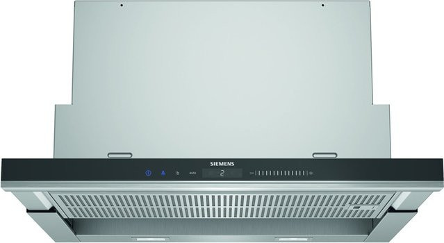 Siemens iQ700 LI69SA684 Flachschirm-Dunstabzugshaube aus Edelstahl in Silber und Schwarz mit LED-Display - Bild 1