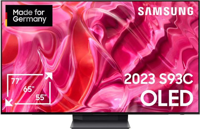 Samsung GQ55S93CATXZG OLED Smart-TV 4K Ultra HD, 55 Zoll, Grau/Schwarz - Bild 1