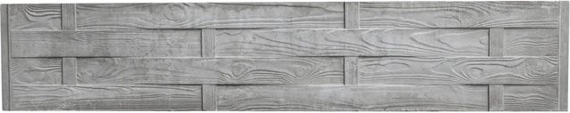 Beckers Betonzaun-Platte Flecht in Betongrau, B/H: 38,5 x 200 cm, Tiefe: 3 cm - Bild 1