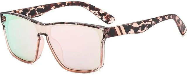 DSD1 Sonnenbrille, rectangular, unisex, plastic, pink, Vollrand - Bild 1